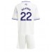 Aston Villa Ian Maatsen #22 Tredjedraktsett Barn 2025-26 Korte ermer (+ Korte bukser)